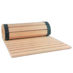 Alfombra de madera - sauna