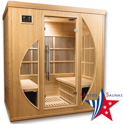 sauna infrarojo 4 plazas colorado