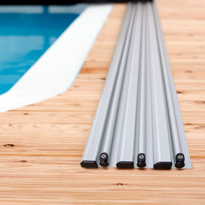 Extensiones de rieles para cubierta de piscina ABRISSIME