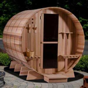Gama de sauna tradicionales en Cedro Barrel 