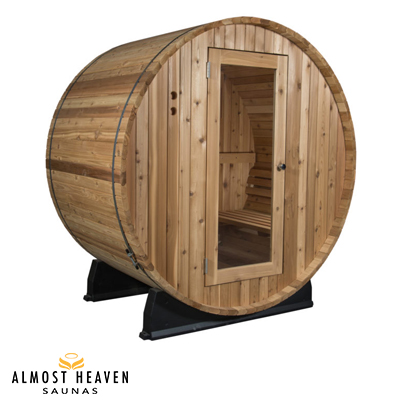 Sauna en Cedro Barrel SALEM 2 personas 180 x 120 cm