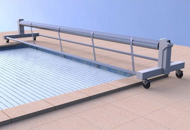 Persiana para piscina ECA Bahia sobre ruedas Persiana para piscina ECA Bahia sobre ruedas