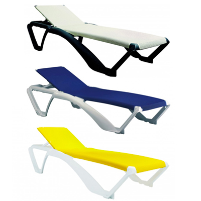 Tumbonas, sillones largos para piscinas