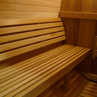 Banco sauna interior 