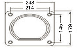 Base de pie y agujeros 40 l