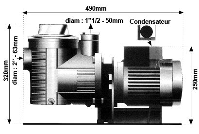 Bomba pentair eagle dimensiones