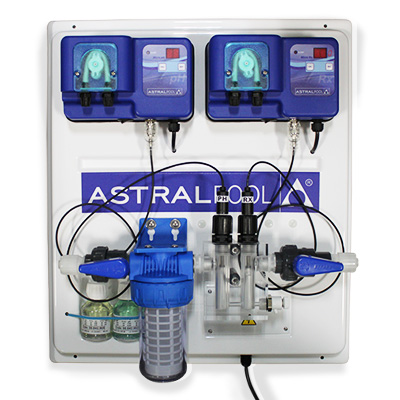 Panel de regulación ASTRALPOOL con bombas persistálticas Cloro y pH