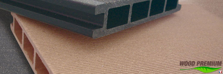 Compuesto de madera y de plástico WOOD PREMIUM para piscinas y terrazas Compuesto de madera y de plástico WOOD PREMIUM para piscinas y terrazas
