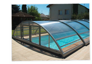 Cubierta alta para piscina BORNEO Cubierta alta para piscina BORNEO