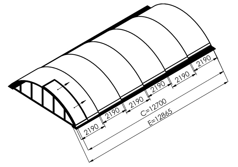 Dimensiones largo de cubierta xxxl silueta