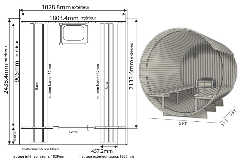 Dimensiones barrel weston 