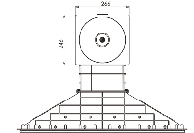 Dimensiones weltico A800 vista