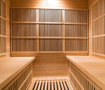 Espacio interior sauna colorado 