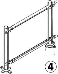 Módulo de 1.25 m valla piscina Flash N Transparente puerta