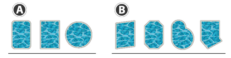 Formas de piscinas para manta de verano