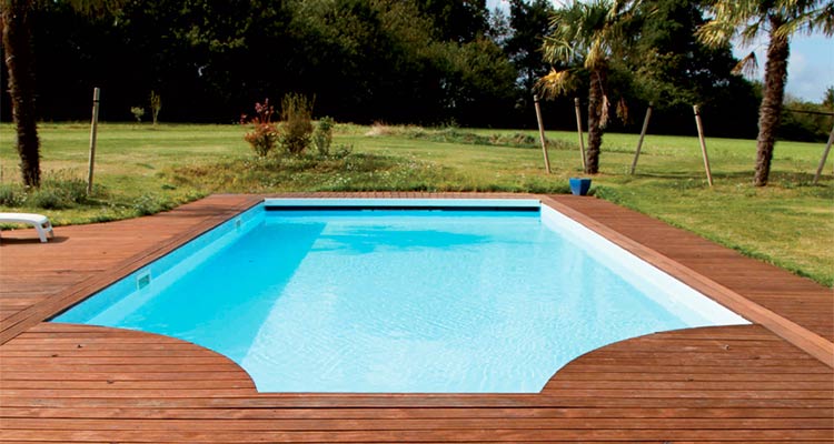 Liner azul claro piscina 