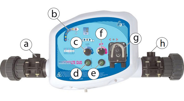 Combinado electrolisis y regulador de pH Limpido LTE Duo