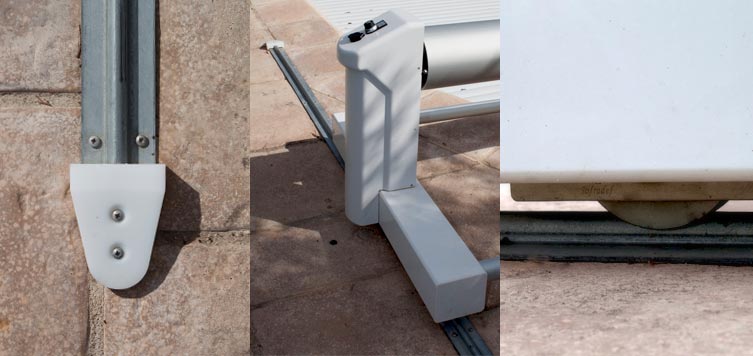 Persiana automática elevada ECA BAHIA móvil sobre railes Persiana automática elevada ECA BAHIA móvil sobre railes