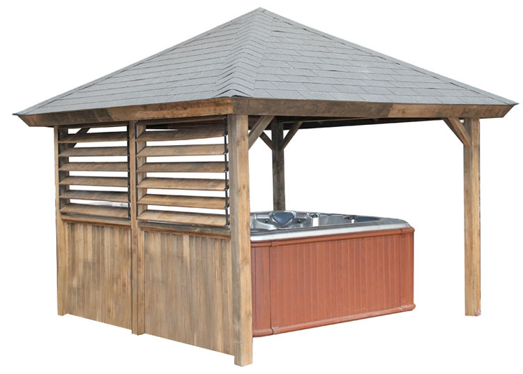 Gazebo Rustic Piramid Roof