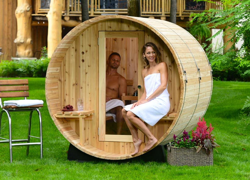 Sauna canopy Audra en exterior Sauna canopy Audra en exterior