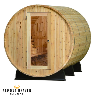 Sauna en Cedro Barrel PRINCETON 6 personnes 180 x 240 cm