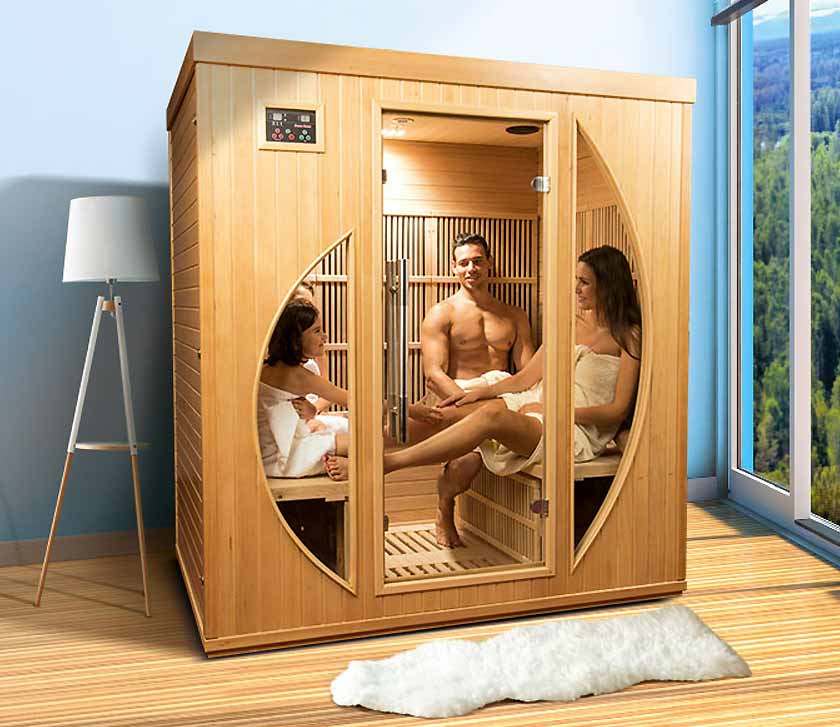 Sauna infrarrojo colorado 4 plazas