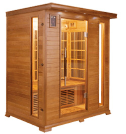 Sauna de infrarrojos luxe 3 Sauna de infrarrojos luxe 3