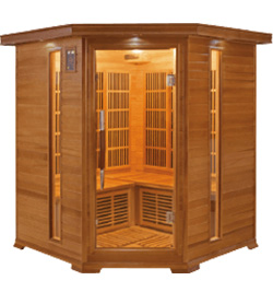 Sauna de infrarrojos luxe 3/4 Sauna de infrarrojos luxe 3/4