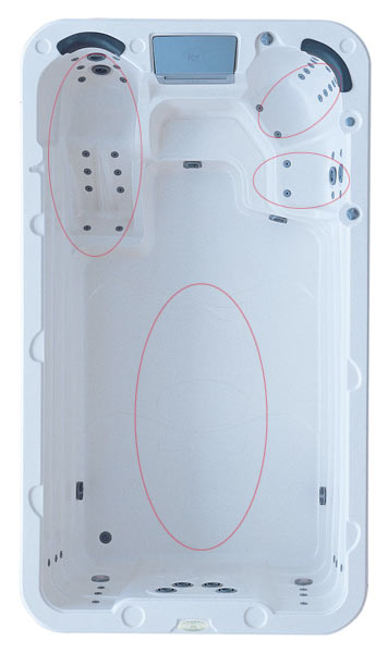 Swimspa 1 top. Swimspa 1 top.