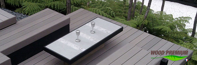 Tarima de madera compuesta WOOD PREMIUM para terrazas y/o playas de piscina Tarima de madera compuesta WOOD PREMIUM para terrazas y/o playas de piscina