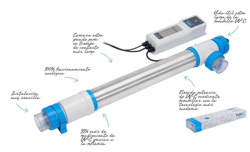 Ventajas puriq sistema UV para piscinas