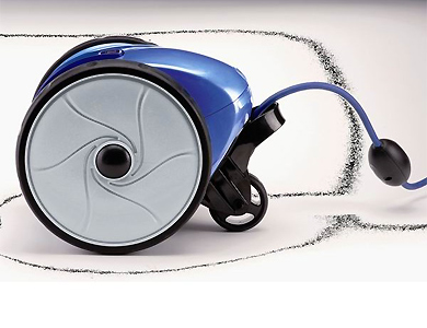 Vista de perfil del limpiafondos eléctrico ZODIAC VORTEX 1