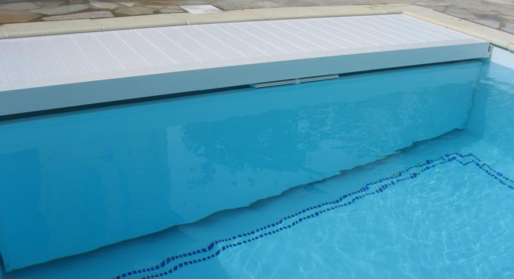 Vista del tapique de PVC de la persiana sumergida Subwater