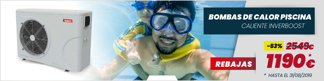 Bombas de calor piscina CALIENTE INVERBOOST